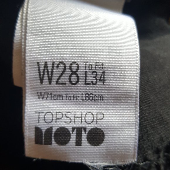 Black Topshop ripped Jeans - Picture 5 of 5